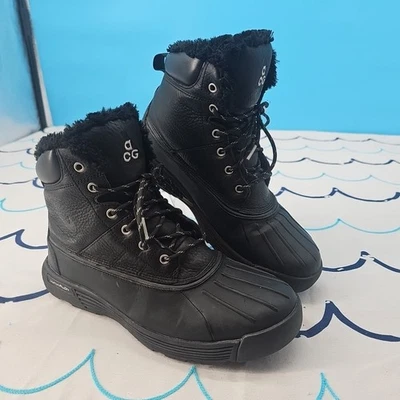 Botas Nike ACG femininas LunarStorm triplas pretas 417724-003 tamanho 9 - Imagem 1 de 4