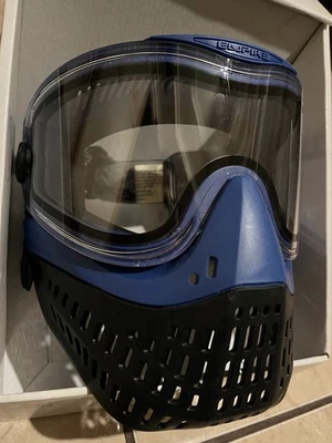 Sistema de gafas E-Flex azul máscara de paintball azul/negro lente transparente. Foto 1 de 4