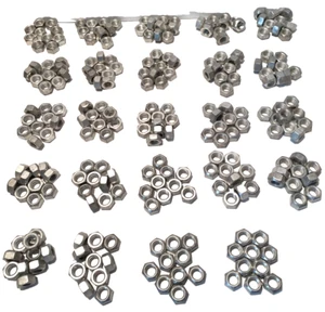 1/2" Tuerca de Bloqueo Chapada en Cadmio Encerada 13 Stover GR C Tuerca Hexagonal Sin Brida LOTE DE 240 - Imagen 1 de 10