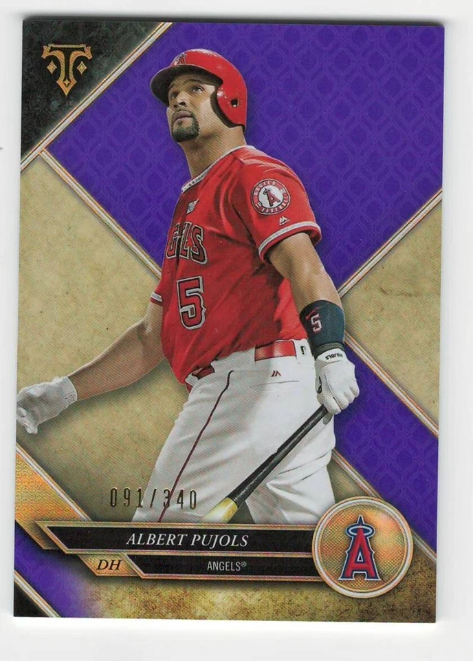ALBERT PUJOLS 2017 Topps Triple Threads AMETHYST Parallel Card #39 #/340 Purple - Image 1 of 1