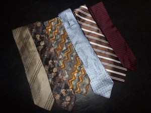 Lote de corbatas de diseñador para hombre toda seda Giorgio Armani Gianfranco Ferre Jones Nueva York - Imagen 1 de 7
