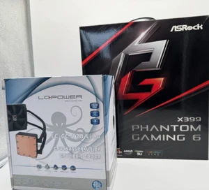 Paquete X399 Asrock Phantom Gaming 6 Threadripper 1920X 32GB Ram WaKü LC-Power - Imagen 1 de 9