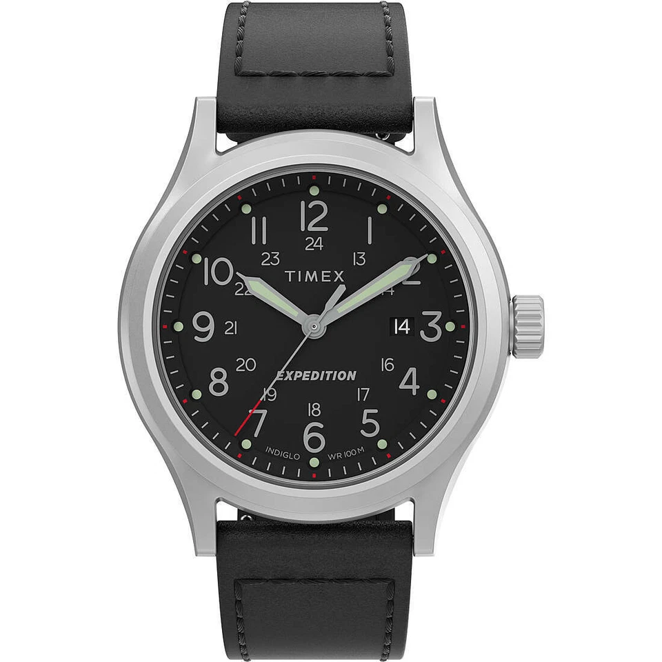 Orologio Uomo TIMEX EXPEDITION NORTH SIERRA TW2V07400 Pelle Nero - Immagine 1 di 3