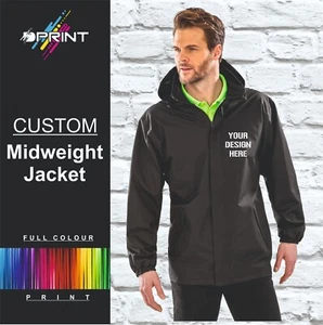CHAQUETA DE PESO MEDIANO IMPRESA PERSONALIZADA ROPA DE TRABAJO PERSONALIZADA MARCA EMPRESARIAL UNISEX - Imagen 1 de 7