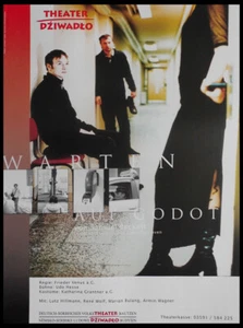 Warten auf Godot S. Beckett Schauspiel Bautzen 2000 Plakat 84x59 cm - Bild 1 von 1