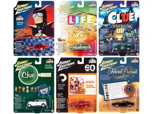 Johnny Lightning JLPC009 Pop Culture 2022 Set of 6 Cars Release 4 1/64 Diecast - Picture 1 of 1