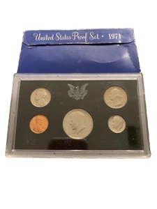 1971-S UNITED STATES MINT PROOF COIN SET - Bild 1 von 2