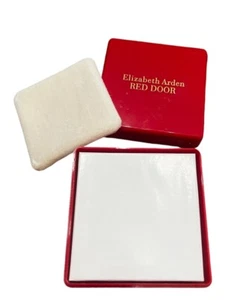 Vintage Elizabeth Arden Red Door perfumed dusting powder Square Container 2.6oz - Picture 1 of 5