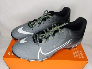 Nike Women's Hyperdiamond 4 Keystone Softball Cleats Shoes Size 11 Black/Grey - Picture 1 of 7