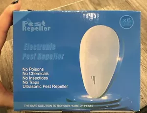Ultrasonic Pest Repeller, 6 Packs Pest Repellent Plug in for Insects, Bugs. - Picture 1 of 8
