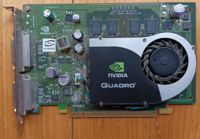 NVIDIA P588 Quadro FX 570 256MB DVI PCIe Video Adapter Card - Faulty - image 1 of 3