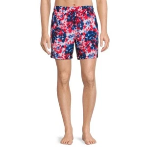 George Men's and Big Men's 6" Tie Dye Swim Trunks, Small Or Large - Picture 1 of 1