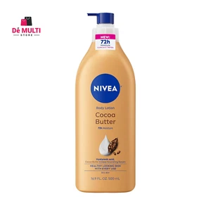 NIVEA Kakaobutter-Körperlotion mit tief pflegendem Serum, 20 flüssige Unzen - Bild 1 von 7