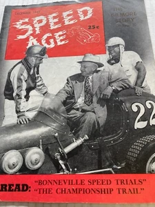 Speed Age Magazine December 1949 Volume 3 #8 GD COND "RARE" Bonneville Speed - Picture 1 of 2