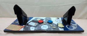 Konami LETHAL ENFORCERS Arcade Game - CONTROL PANEL Gun Holsters Buttons CPO # 2 - Picture 1 of 13
