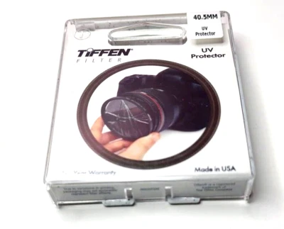 Genuine Tiffen 40.5mm UV Glass Lens Filter 40.5 mm Safety Protector Protection - Image 1 of 2