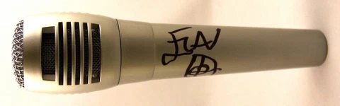 Public Enemy Flavor Flav Signed Microphone COA Cover