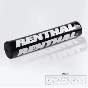 RENTHAL BLACK BAR PAD 9.8in/25cm Length, For 7/8in Handlebar FREE USA SHIPPING - Picture 1 of 3