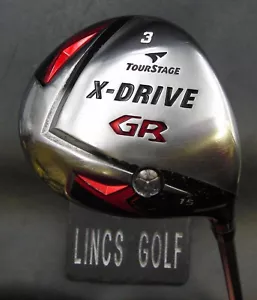 Bridgestone TourStage X-Drive GR 15° 3 Wood Stiff Graphite Shaft Golf Pride Grip - Picture 1 of 6