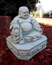 Feng Shui, Gartenfigur, Japan Steinfigur "Buddha" Steinguss, Gartendeko, Statue