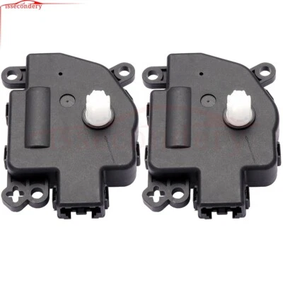 Par de actuadores de puerta de mezcla de calefacción de climatización para Nissan Armada Titan 2006-2015 5,6 L V8 Foto 1 de 4