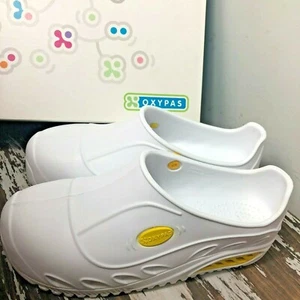Oxypas Safelite Medical Footwear Clog Doctor Nurse Health Professional White New - Picture 1 of 9