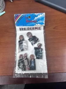 Vintage THE POLICE Puffy Stickers pack 1980s music Sting Pop Culture - Picture 1 of 2