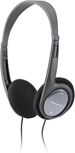 Panasonic RPHT090EH Bügelkopfhörer TV HiFi Kopfhörer 3,5mm Klinkenstecker grau - Bild 1 von 5