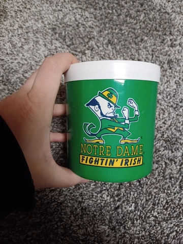 Vintage THE FRIDGE Cooler Cup Holder University Of Notre Dame - RARE Cover