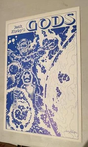 Jack Kirby's Gods Set of 4 Full Color Posters 1972 with original envelope - Picture 1 of 6