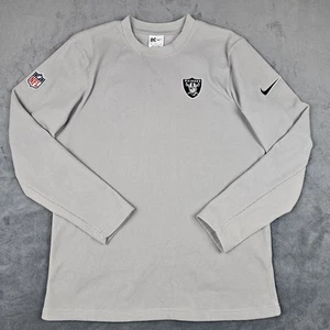 Las Vegas Raiders Team Issued Shirt Mens Medium Nike Waffle Crew NFL Football - Picture 1 of 10