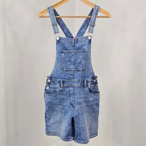 Crewcuts Blue Denim Short Overalls Shortalls | Girl Youth 16 - Picture 1 of 12