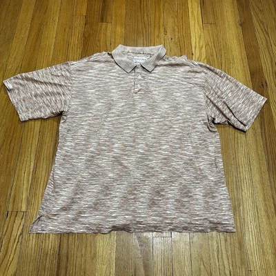 Polo Vintage Tehama Clint Grande Algodão Pima Duplo Mercerizado Geométrico Asteca  - Imagem 1 de 4