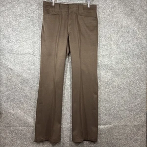 Pantalones de poliéster Western Elite vintage para hombre talla 33 x 33 hechos en EE. UU. - Imagen 1 de 9