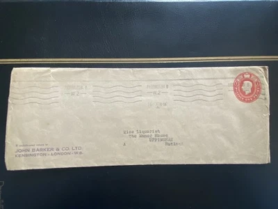 GB Postal Stationery 1940 KGVI One Penny  Commercial Cover, Paddington W2 M/C - Image 1 of 3