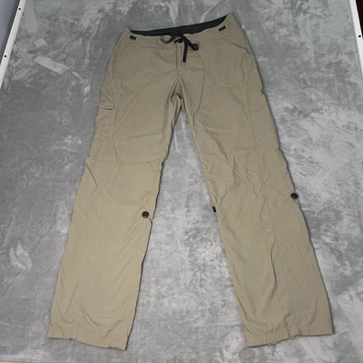 Eastern Mountain Sport Roll Up Hiking Pants Womens 8 Tan Camping light Gorpcore - Image 1 of 4