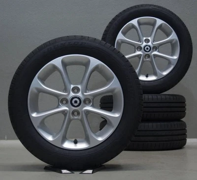 Original Smart ForTwo ForFour W453 15 Zoll Sommerreifen Felgen 7mm TOP! - Bild 1 von 4