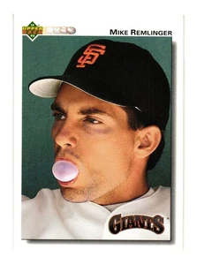 1992 Upper Deck #585 Mike Remlinger San Francisco Giants - Picture 1 of 2