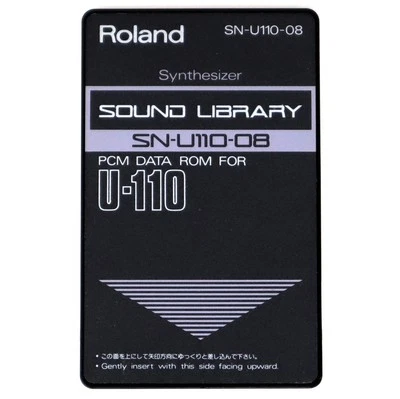 Roland SN-U110-08 Synthesizer Sound Library  Rom Card For U-110 - Image 1 of 2