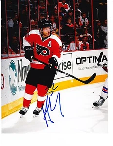 PHILADELPHIA FLYERS MARK STREIT SIGNED 8X10 - Picture 1 of 1