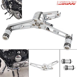 Heel Toe Shifter Lever Shift Pegs Pedal For Harley Sportster XL Forward-Controls - Foto 1 di 7