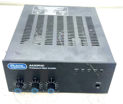 Atlas Sound AA30PHD 3 input 30-WATT Mixer Amplifier Automatic System - Image 1 of 4