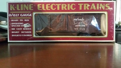 1990 K-Line #K-64234 Santa Fe "Chief West" Classic Map Boxcar #4-Excellent Condi - Image 1 of 4