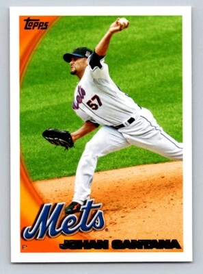 2010 Topps #573 Johan Santana New York Mets - Image 1 of 2