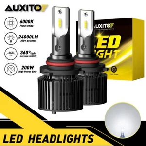200W 24000LM 9005 LED Headlight Bulb Conversion Kit High Beam White Super Bright - Picture 1 of 10
