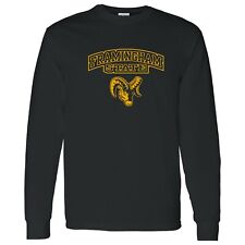 Framingham Rams Arch Logo Long Sleeve Shirt - Black