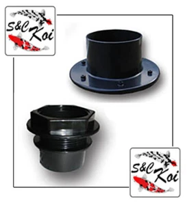 Tank Connector/Flanged Tank Connectors (All Sizes Available), Pond Koi, Liner - Picture 1 of 2