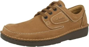 Zapatos informales Clarks para hombre Oxfords Nature II abedul nubuck 26142040 - Imagen 1 de 5