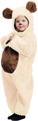Oatmeal Bear Teddy Animal Plush Fancy Dress Up Halloween Baby Child Costume - Image 1 of 2