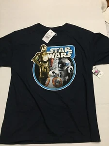 T-shirt Star Wars con licenza ufficiale C3PO R2D2 design classico ragazzo XL NUOVA CON ETICHETTE - Foto 1 di 3